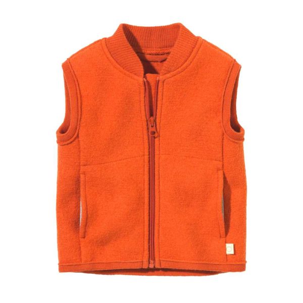 Veste sans manches en laine bouillie bio enfant - Nouveauté DISANA – Image 11