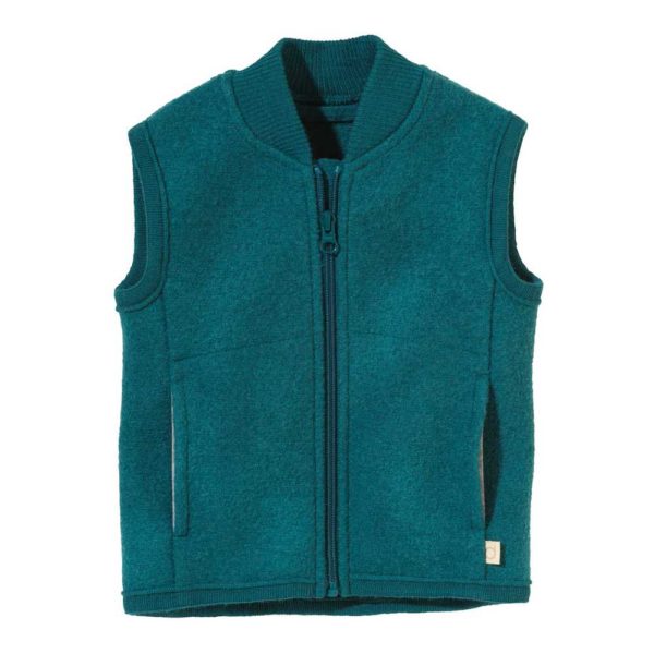 Veste sans manches en laine bouillie bio enfant - Nouveauté DISANA – Image 12