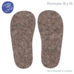 semelles laine barefoot semelles chaudes isolantes pour chaussures minimalistes