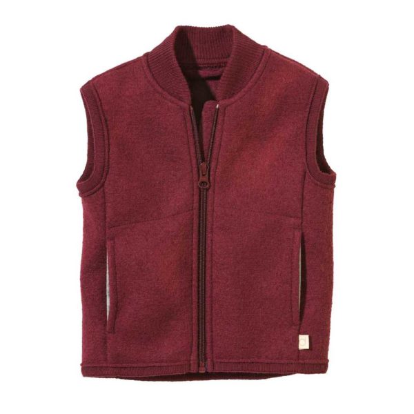 Veste sans manches en laine bouillie bio enfant - Nouveauté DISANA – Image 9