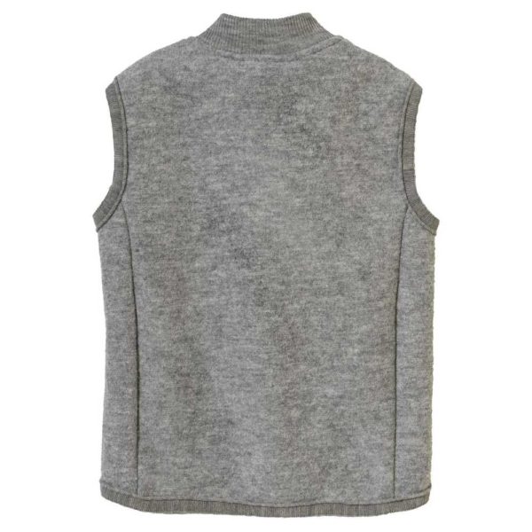 Veste sans manches en laine bouillie bio enfant - Nouveauté DISANA – Image 6