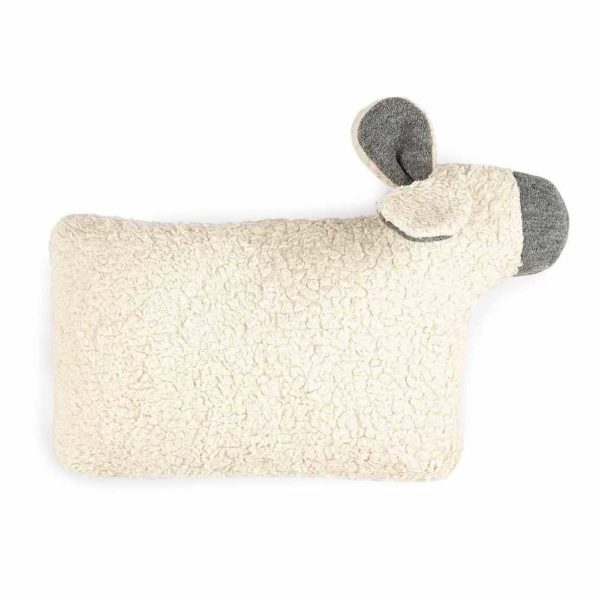Coussin doudou mouton en laine et coton bio - HALFEN Strickerei – Image 7