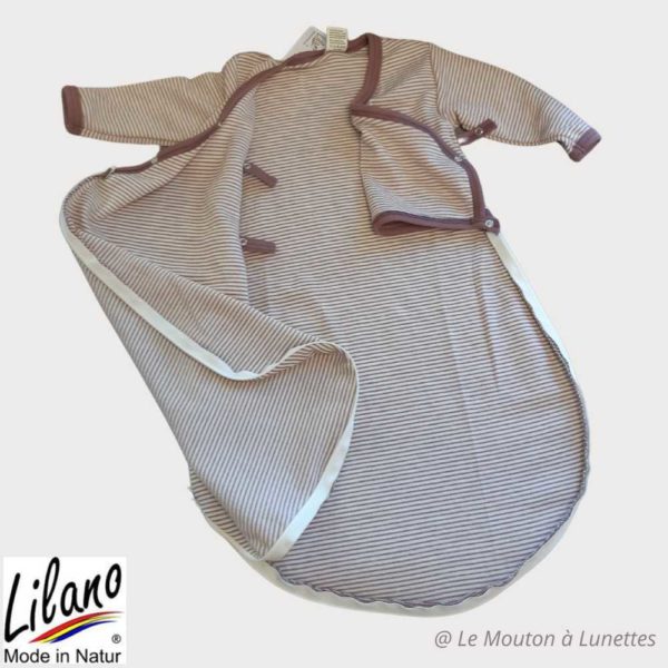 Gigoteuse croisée en laine et soie manches longues - LILANO – Image 3