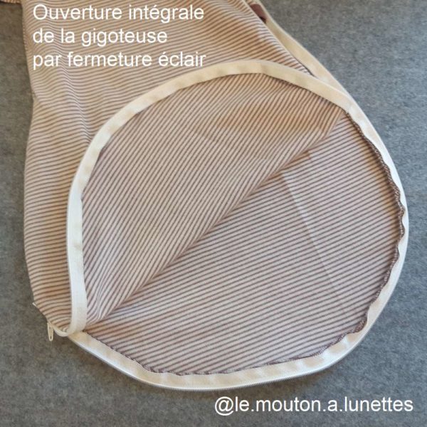 Gigoteuse croisée en laine et soie manches longues - LILANO – Image 4