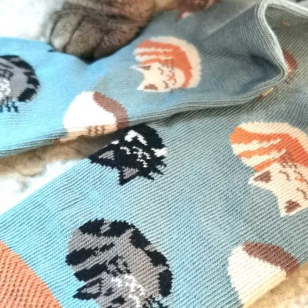 Chaussettes motif Chats en coton bio - pointures 19 à 34 - Fräulein Prusselise – Image 2