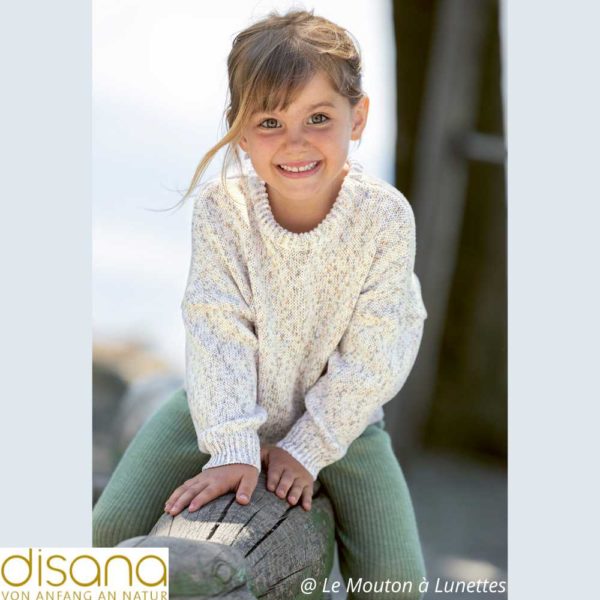 Pull DISANA "Spray" en coton bio pour enfant - Nouveauté ! – Image 2