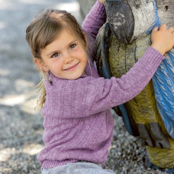 Pullover en lin et coton bio enfant DISANA - Nouveauté ! – Image 3