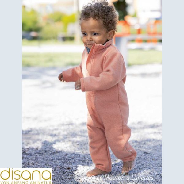 Combinaison bébé DISANA en fine laine bouillie bio 4 saisons – Image 4